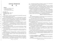 甘肃省武威市2025届高三上学期1月期末联考语文试题