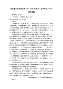 湖南省长沙市浏阳市2024-2025学年高二(上)期末考试语文试卷（解析版）