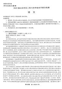 山东省齐鲁名校大联考2025届高三下学期3月第六次学业水平联合检测语文试卷（PDF版附解析）
