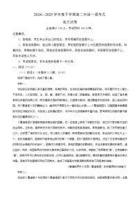 云南省文山州文山市一中2024-2025学年高二3月月考 语文试题（含解析）