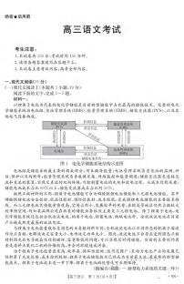 语文丨云南省2025届高三下学期3月百万大联考语文试卷及答案