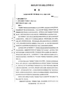 2024届湖南省师大附中学高三上学期月考五(1月)-语文试题（含答案）