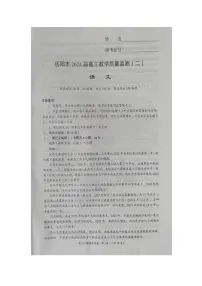 2024届湖南省岳阳市高三下学期二模-语文试卷（含答案）