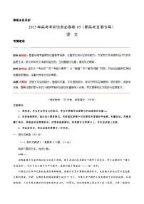 考前必刷卷05（新高考模拟Ⅱ卷专用）-2025年高考模拟语文考前必刷卷（含答案）