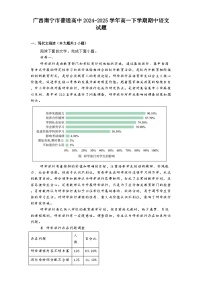 广西南宁市普通高中2024-2025学年高一下学期期中语文试题（含答案）