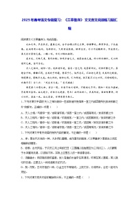 2025年高考语文专题复习：《兰亭集序》 文言文阅读练习题汇编（含答案解析译文）