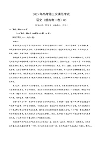 2025年高考第三次模拟考试：语文（新高考Ⅱ卷03）（考试版）