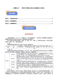 2025年高考语文（新高考专用）查漏知识语用中需要的语法和逻辑知识整合练习