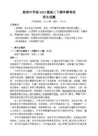 四川省遂宁市射洪中学2024-2025学年高二下学期期中考试 语文 含答案