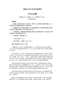 湖北省八校联考2025届高三三模语文试题及答案解析