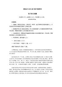 湖北省八校联考2025届高三三模语文试题（含答案）