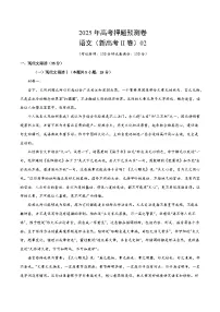 2025年高考押题预测卷:语文(新高考II卷02)(考试版)