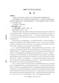 山东省（烟台市、德州市）2025届高三适应性测试（烟台、德州二模）语文含答案解析