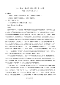 湖南省衡阳市八中2024-2025学年高三下学期适应性训练（四）语文试题（Word版附解析）