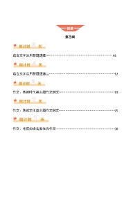 语文（四）-2025年高考考前终极冲刺讲义（含答案解析）