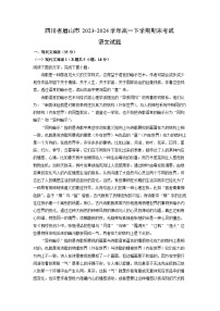 四川省眉山市2023-2024学年高一下学期期末考试语文试题（解析版）