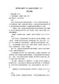 陕西省安康市2025届高考仿真卷（七）语文试题（解析版）