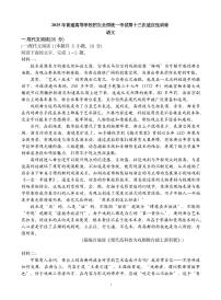 2025届陕西省西安市西北工业大学附属中学高三第十三次模拟考试语文试题（高考模拟）