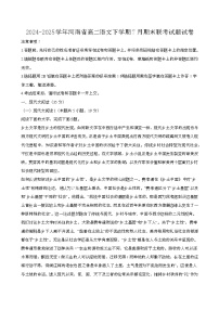 2024—2025学年河南高二语文下册（7月）期末联考试题试卷【含答案】