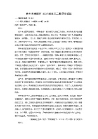 贵州省贵阳市2025届高三二模[高考模拟]语文试卷（解析版）