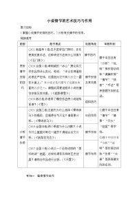 2026届高三语文一轮复习小说学案：小说情节的艺术技巧与作用
