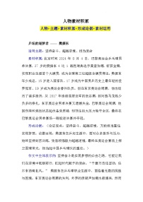 议论文素材积累：人物素材 不同主题 素材运用示例-2026年高考语文作文提分备考技法讲解与素材运用讲练（全国通用）