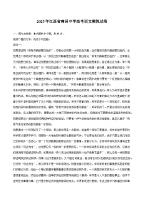 2025年江西省南昌中学高考语文模拟试卷（含答案）