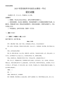 2025高考全国一卷语文（解析版）