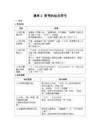 2026届高考一轮复习基础练语文专题一 语言文字运用（清单2 常考的标点符号）