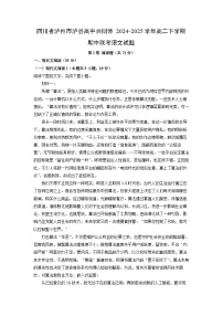 【语文】四川省泸州市泸县高中共同体2024-2025学年高二下学期期中联考试题（解析版）