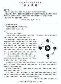 百师联盟2025届高三下学期开年考-语文试题（含答案）