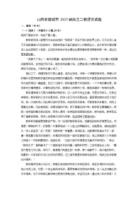 山西省晋城市2025届高三二模[高考模拟]语文试卷（解析版）