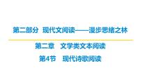 第二部分第二章第4节 现代诗歌阅读 复习课件-2026届高考第一轮总复习语文人教版