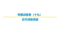 古代诗文阅读专题训练卷及答案解析（十九）2026届高考第一轮总复习语文人教版课件PPT