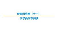 文学类文本阅读专题训练卷及答案解析（十一）2026届高考第一轮总复习语文人教版课件PPT
