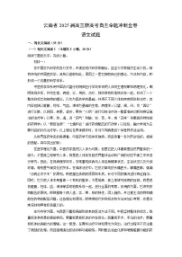 【语文】云南省2025届高三新高考自主命题冲刺金卷试题（解析版）
