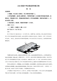 2026届福建省泉州市高三适应性练习卷语文试题（含答案）