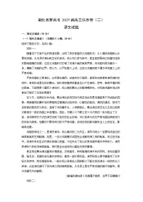 湖北省新高考2025届高三信息卷（二）语文试题（解析版）