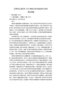 江西省上进联考2025届高三高考适应性大练兵语文试卷（解析版）
