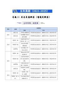 备战2026年高考语文精品试题汇编专题11名句名篇默写（情境式默写）（Word版附解析）