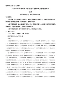 辽宁省点石联考2025-2026学年高三11月联考语文试题（含答案及解析）