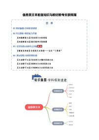 2026届高三语文二轮专题试题解析复习专题1信息类文本阅读信息类文本前备知识与教材教考关联梳理（Word版附解析）