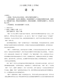 湖南省新高考教学教研联盟（长郡二十校）2026届高三上学期12月大联考语文试卷（Word版附解析）