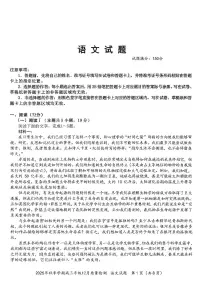 湖北省十一校2025-2026学年高三上学期12月质量检测语文含答案解析