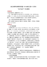 浙江省新阵地教育联盟2026届高三第一次联考“谷子经济”作文解析-2026年高考语文写作指导讲练