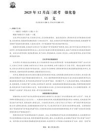 东北精准教学联盟2025年高三上学期12月联考考后强化卷语文试卷+答案