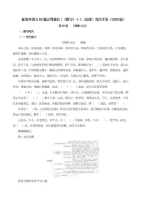 2025年新高考语文古诗文阅读闯关练习——《登泰山记》（含答案）