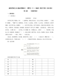 2025年新高考语文古诗文阅读闯关练习——《屈原列传》（含答案）