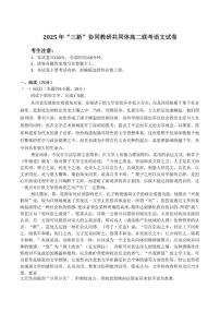 江西省三新协同教研共同体2025-2026学年高二上学期12月联考语文试卷（含答案）