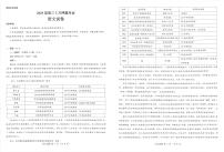 山西省三重教育2025届高三下学期5月押题考试（太原三模）语文试卷（无答案）